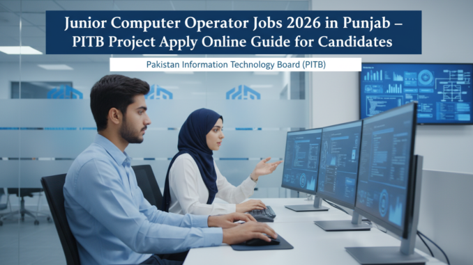 Punjab Information Technology Board jobs