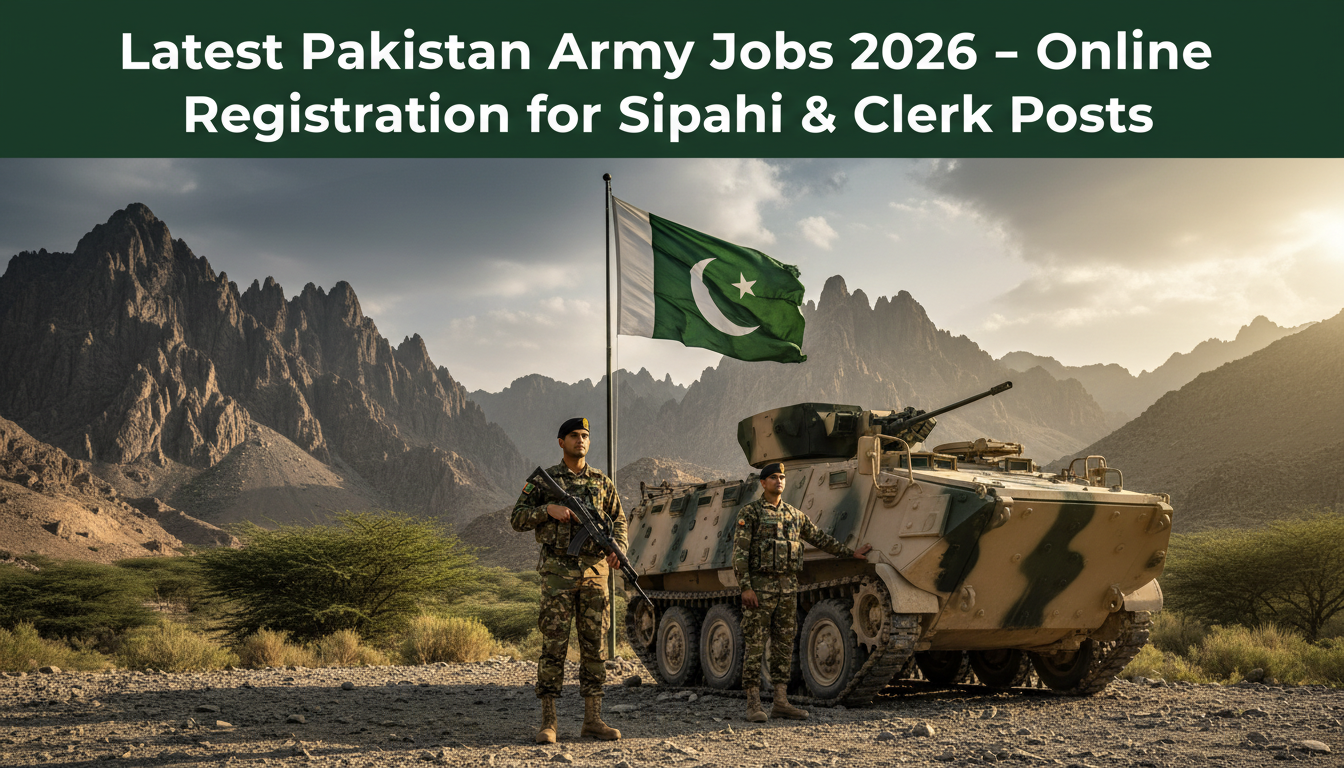 Latest Pakistan Army Jobs 2026