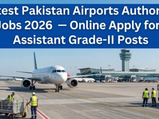 Latest Pakistan Airports Authority Jobs 2026