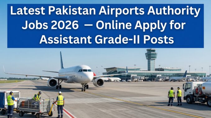 Latest Pakistan Airports Authority Jobs 2026
