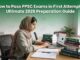 PPSC Exams in First Attempt