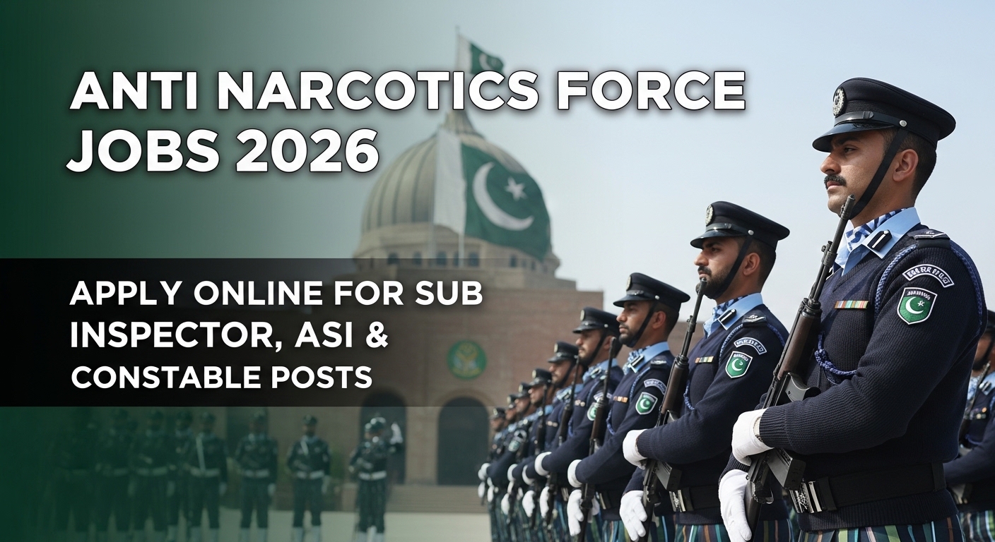 Anti Narcotics Force Jobs 2026