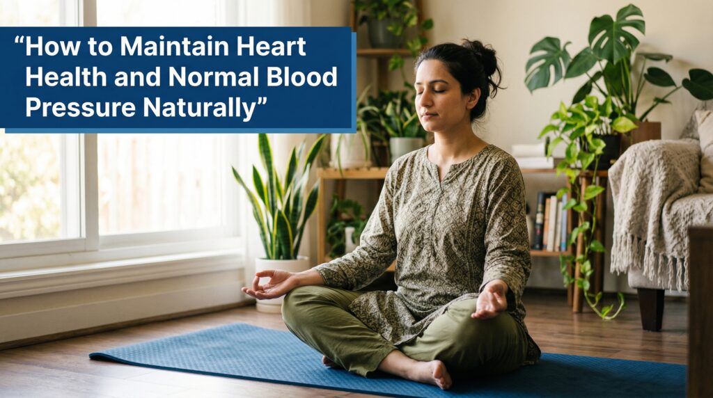maintain healthy blood pressure