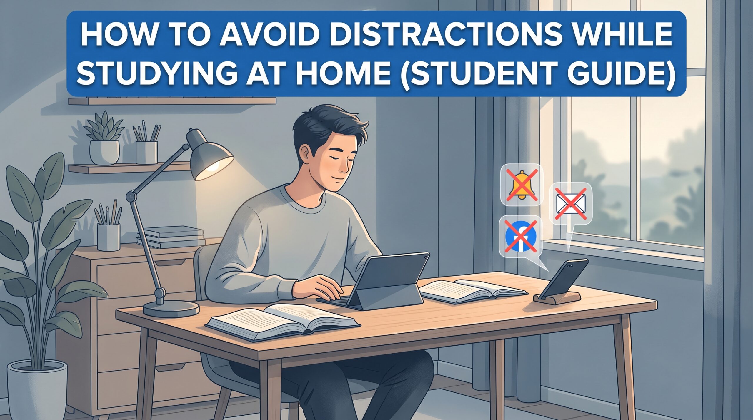 Avoid Distractions While Studying at Home