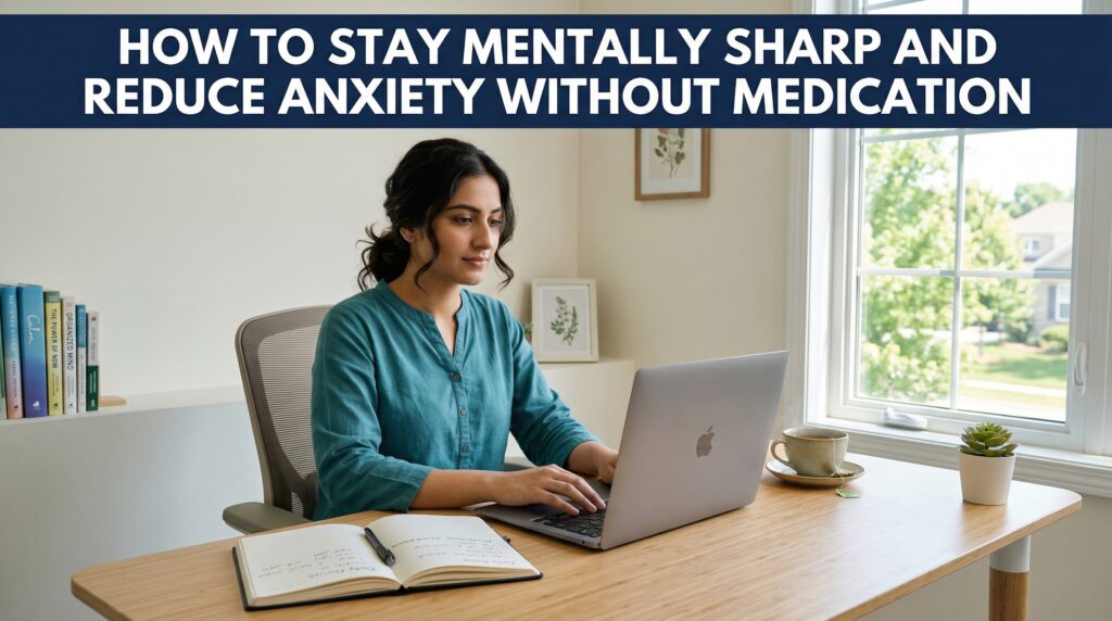 How to Stay Mentally Sharp and Reduce Anxiety Without Medication